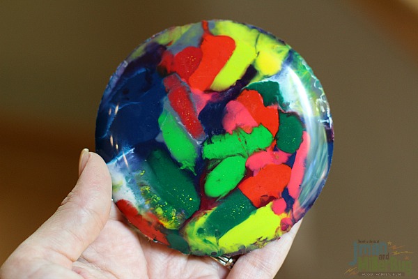 Crayon Coasters Process 3