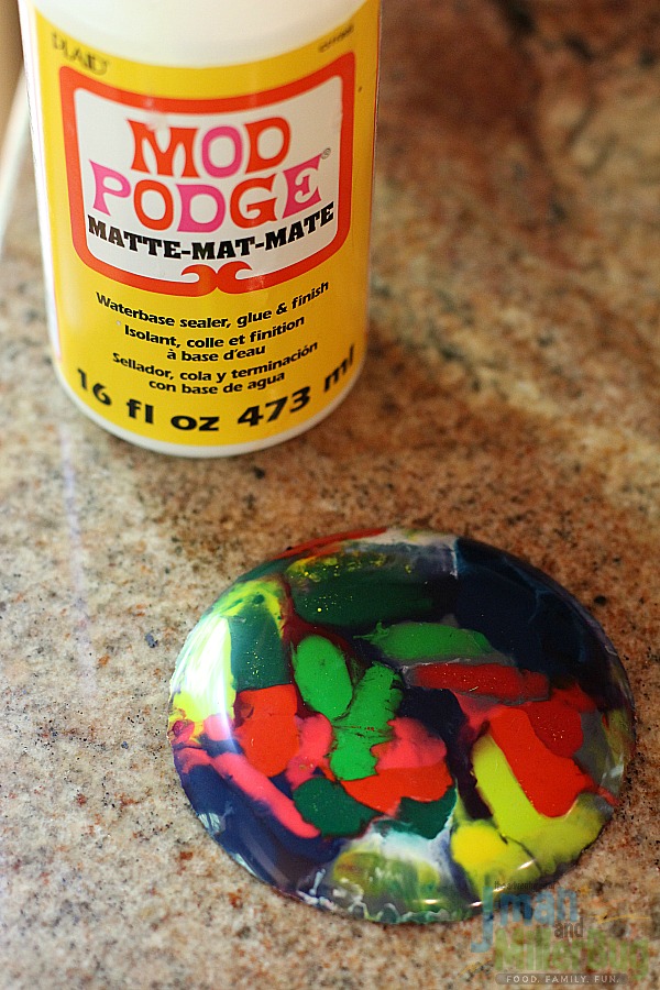 Crayon Coasters Process 4